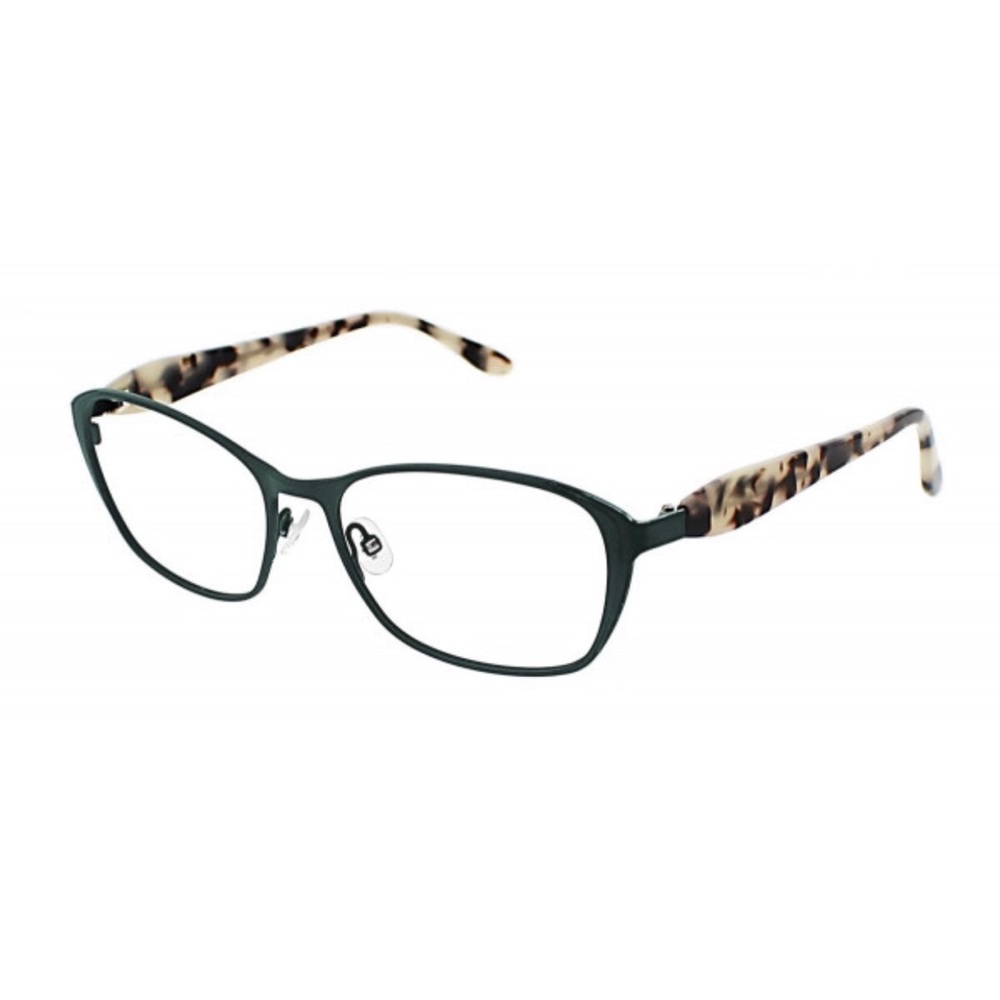 BCBG ARISA TEAL WOMENS EYEGLASSES SIZE: 54/16/135